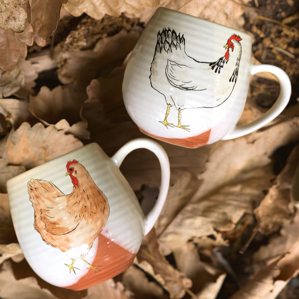 ROBERT GORDON x Emogen Clark Hug Mug Chickens - Jen & Baby 2pc set