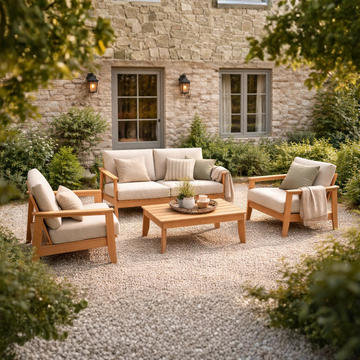 WINAWOOD Skara Wood Effect Lounge Set