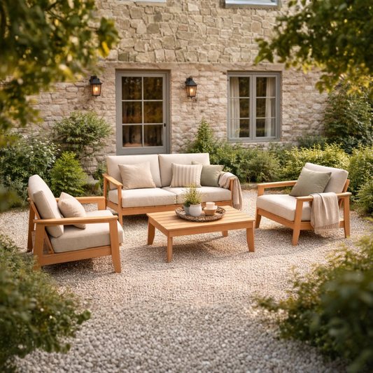 WINAWOOD Skara Wood Effect Lounge Set