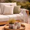 WINAWOOD Skara Wood Effect Twin Sofa Set