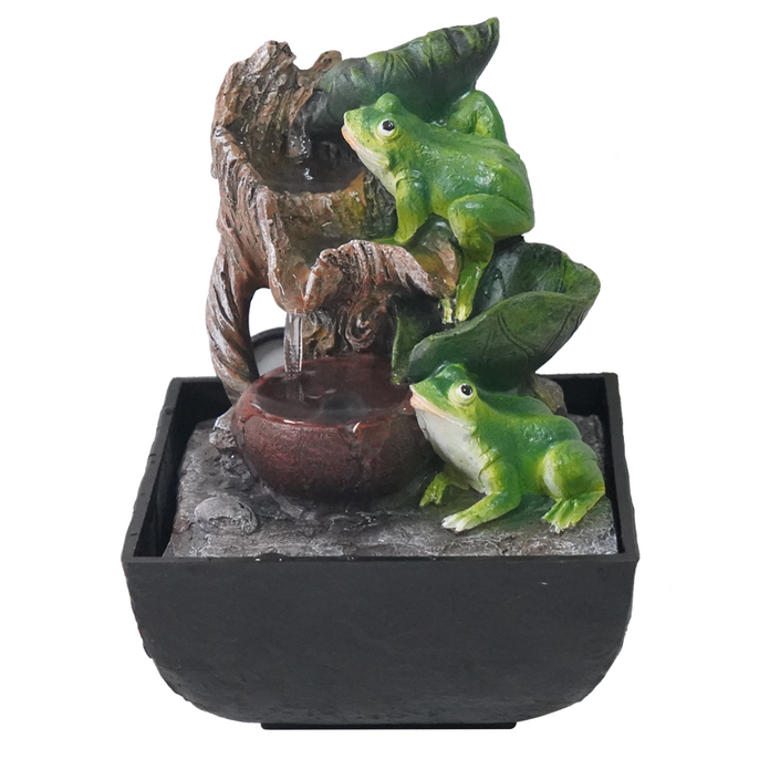 EWATER FEATURES Desktop Water Fountain Small - Wood Frogs