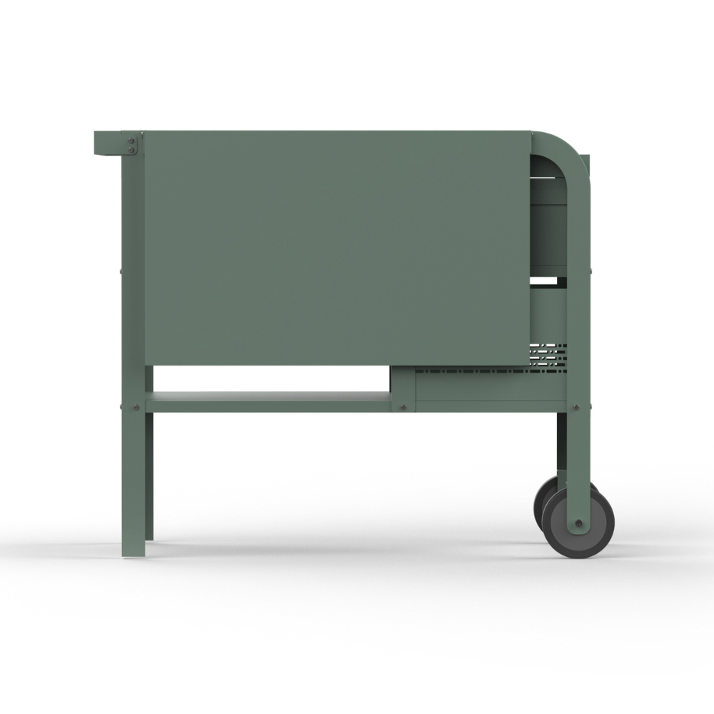 Load image into Gallery viewer, ZiiPa Fredda Deluxe Garden Trolley with Side Tables - Eucalyptus