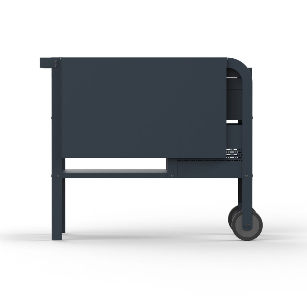 Load image into Gallery viewer, ZiiPa Fredda Deluxe Garden Trolley with Side Tables - Slate/Ardoise