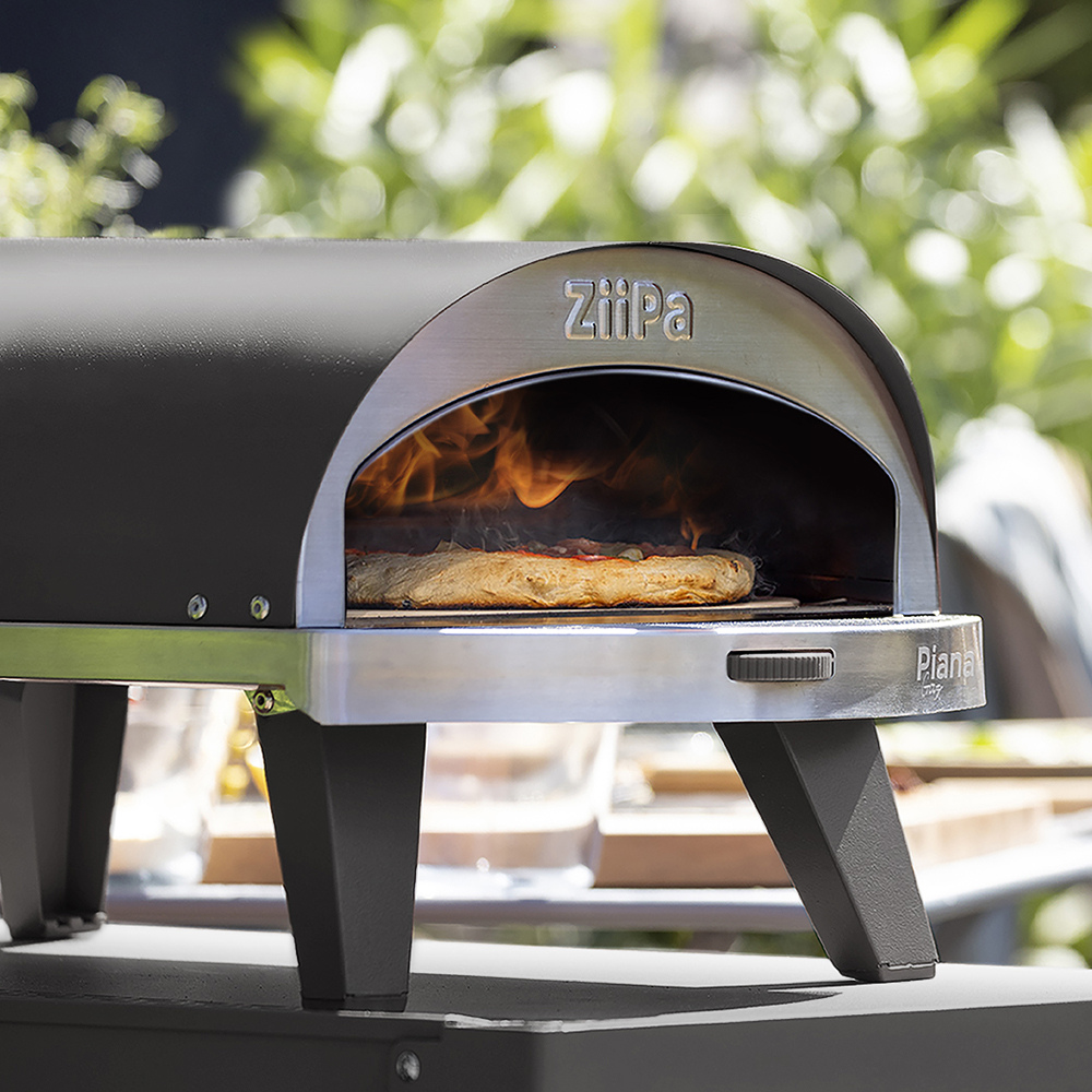 Load image into Gallery viewer, ZiiPa Piana Gas Fired Pizza Oven with Rotating Stone - Slate/Ardoise