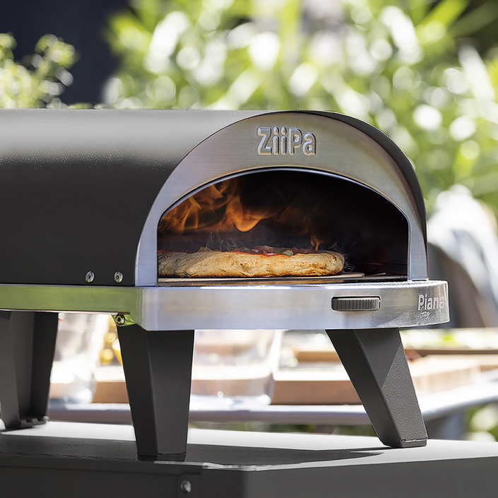 ZiiPa Piana Gas Pizza Oven Deluxe Bundle - Slate/Ardoise