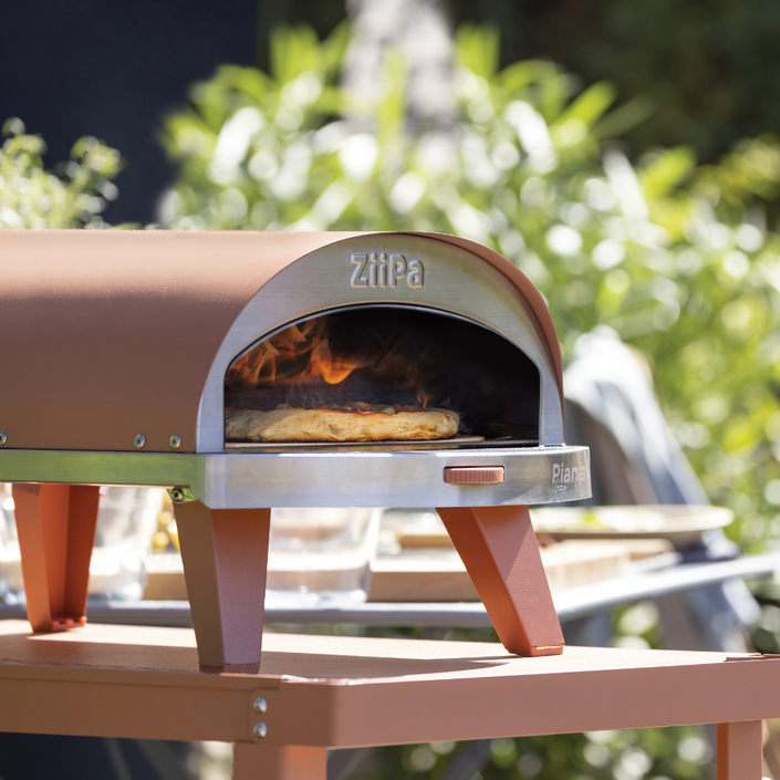 ZiiPa Piana Gas Pizza Oven Chef Bundle - Terracotta