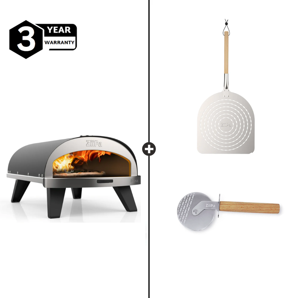 ZiiPa Piana Gas Pizza Oven Starter Kit - Charcoal/Charbon