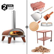 Load image into Gallery viewer, ZiiPa Piana Wood Pellet Pizza Oven Deluxe Kit