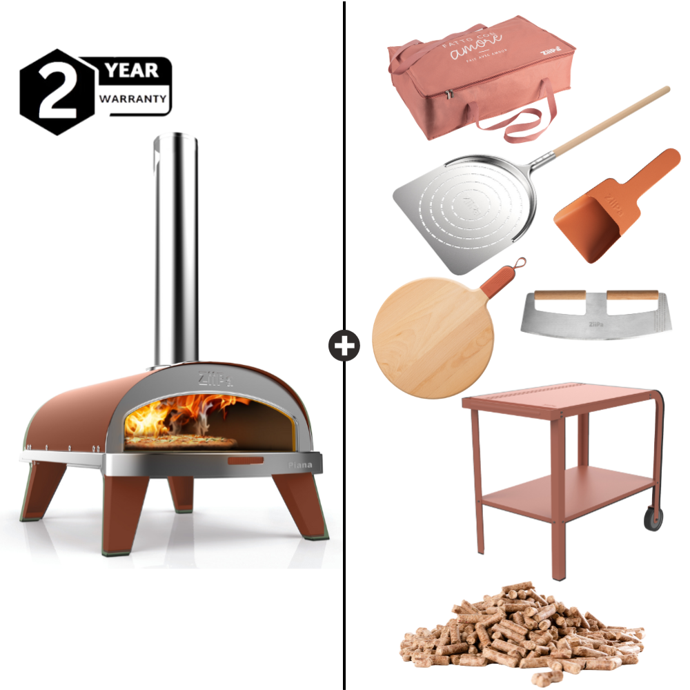 ZiiPa Piana Wood Pellet Pizza Oven Deluxe Kit