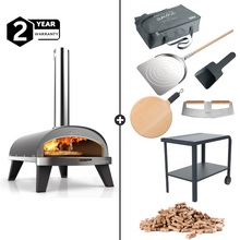 Load image into Gallery viewer, ZiiPa Piana Wood Pellet Pizza Oven Deluxe Kit