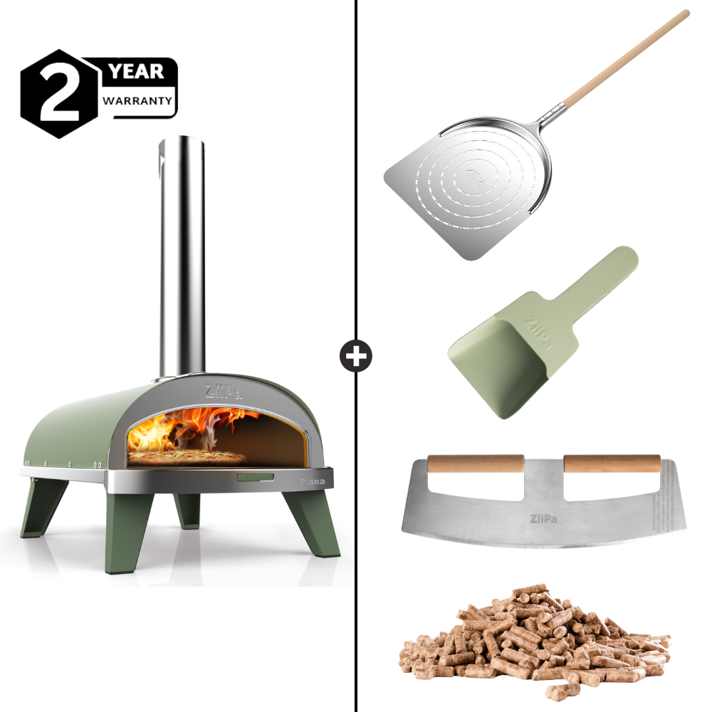 Load image into Gallery viewer, ZiiPa Piana Wood Pellet Pizza Oven Starter Kit - Eucalyptus