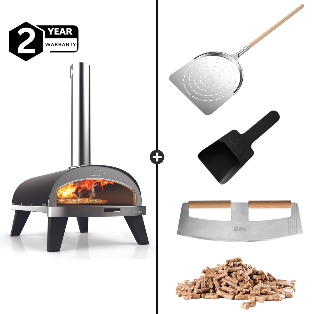 ZiiPa Piana Wood Pellet Pizza Oven Starter Kit