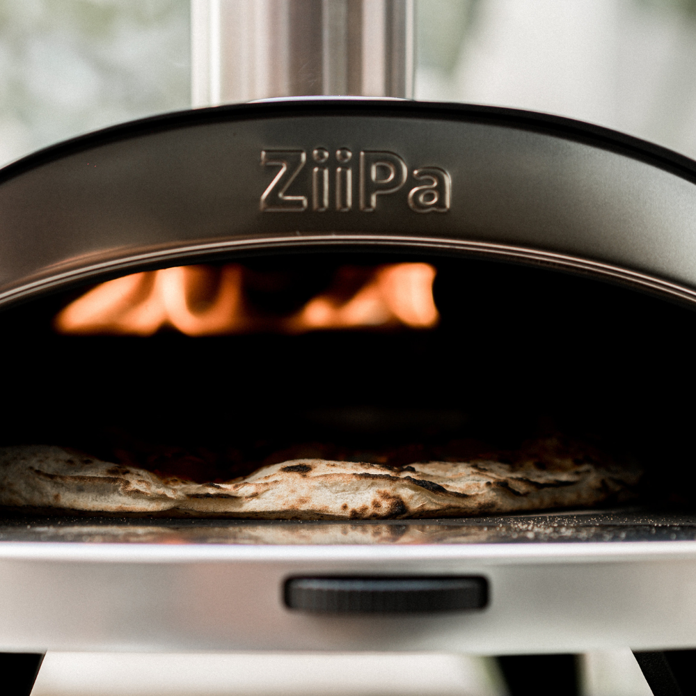 Load image into Gallery viewer, ZiiPa Piana Wood Pellet Pizza Oven with Rotating Stone - Charcoal/Charbon