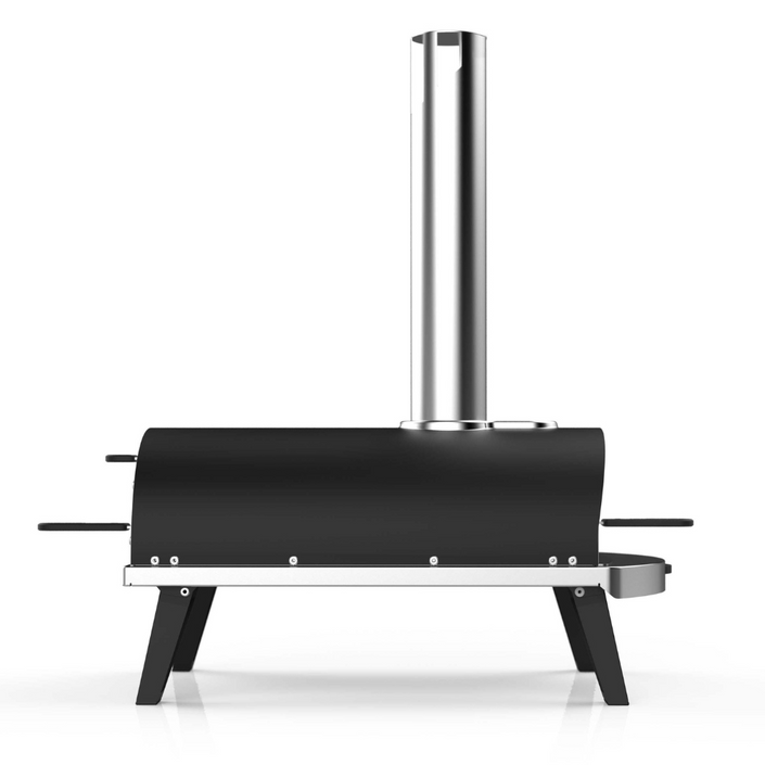 ZiiPa Piana Wood Pellet Pizza Oven with Rotating Stone - Charcoal/Charbon