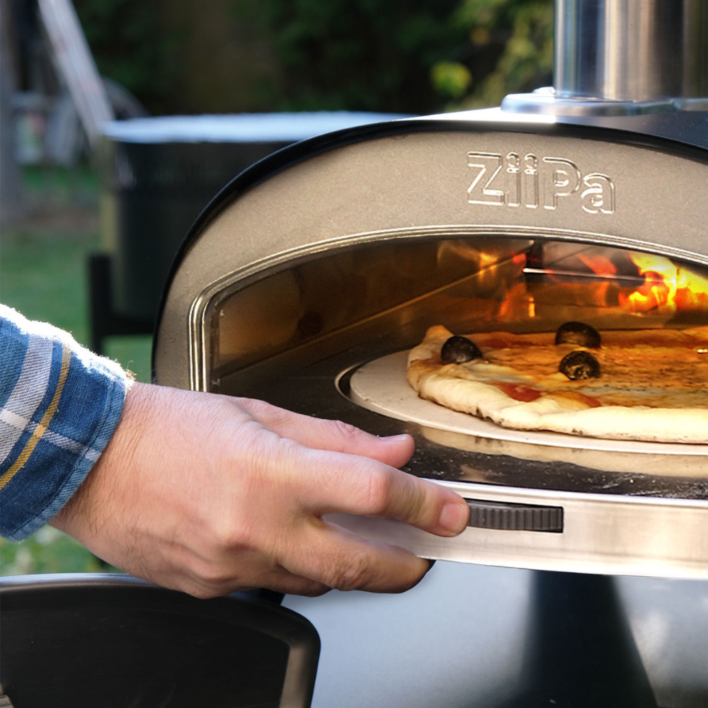 Load image into Gallery viewer, ZiiPa Piana Wood Pellet Pizza Oven Chef Bundle - Charcoal/Charbon