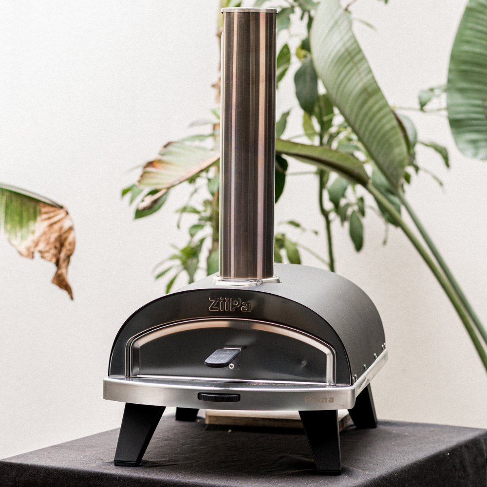 Load image into Gallery viewer, ZiiPa Piana Wood Pellet Pizza Oven Starter Kit - Slate/Ardoise