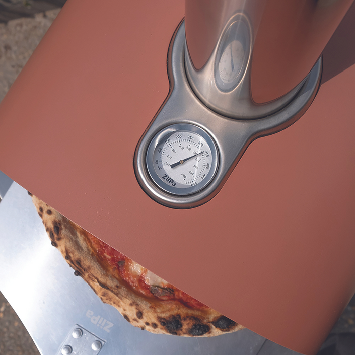 ZiiPa Piana Wood Pellet Pizza Oven Chef Bundle - Terracotta