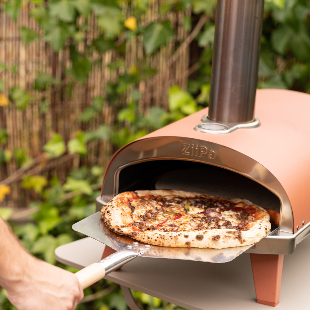 Load image into Gallery viewer, ZiiPa Piana Wood Pellet Pizza Deluxe Outdoor Cooking Bundle - Terracotta