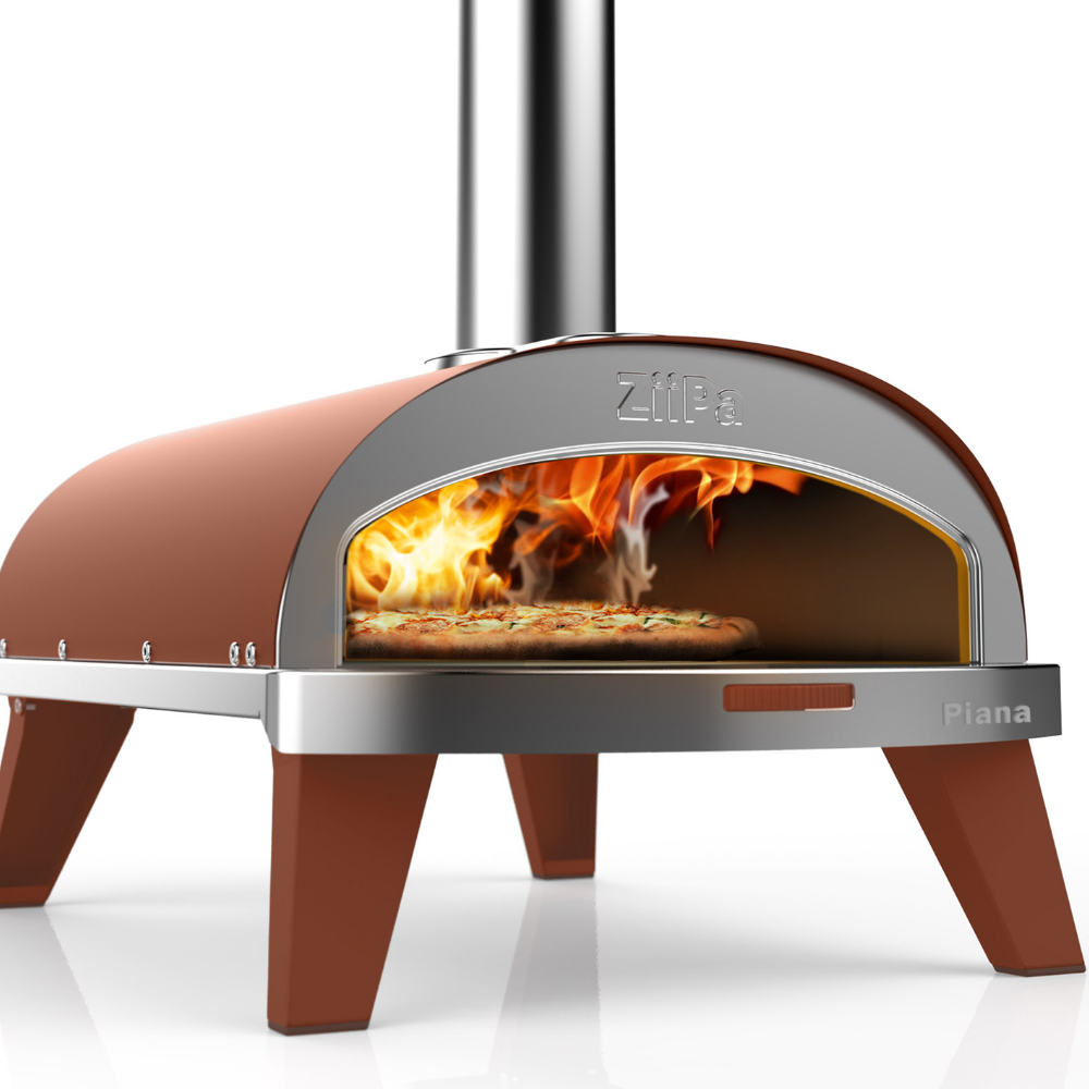 Load image into Gallery viewer, ZiiPa Piana Wood Pellet Pizza Oven with Rotating Stone - Terracotta