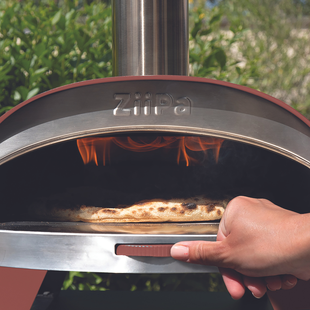 Load image into Gallery viewer, ZiiPa Piana Wood Pellet Pizza Oven with Rotating Stone - Terracotta