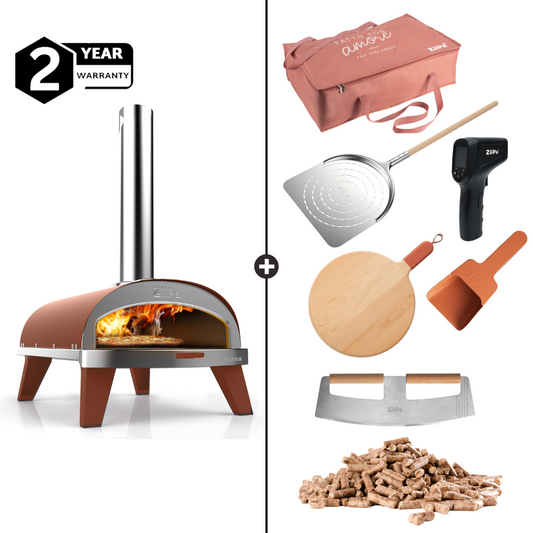 ZiiPa Piana Wood Pellet Pizza Oven Chef's Kit