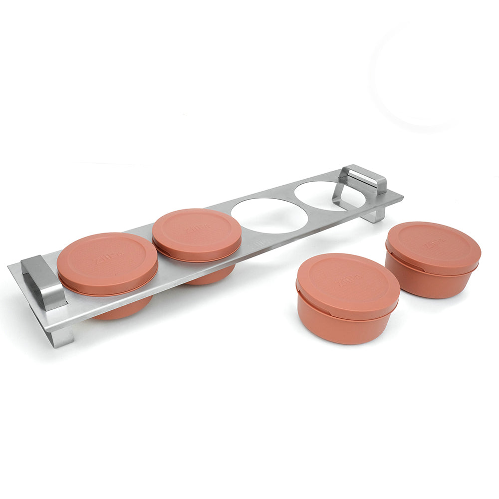 ZiiPa Portella Topping Station Bundle - Terracotta