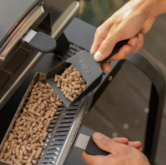 ZiiPa Melfa Wood Pellet Scoop - Terracotta