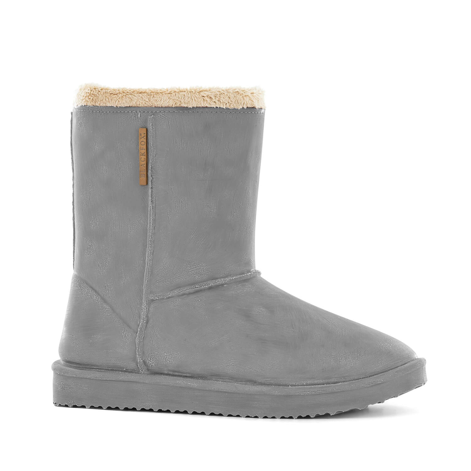 BLACKFOX Cheyenne Adult Waterproof Fur Lined Outdoor Gumboot - Grey **Limited Stock**