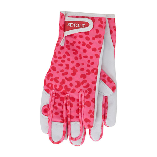 ANNABEL TRENDS Sprout Ladies' Goatskin Garden Gloves, Printed