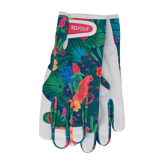 ANNABEL TRENDS Sprout Ladies' Goatskin Garden Gloves, Printed