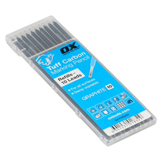 OX Tuff Carbon Pencil Refills – 10 Pack