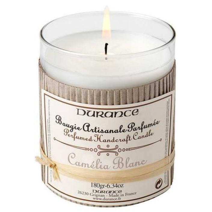 DURANCE Handcrafted Candle - White Camellia