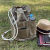 HEAVEN IN EARTH Waxed Canvas Utility Bag