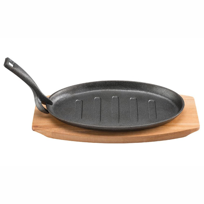 PYROLUX Pyrocast Oval Sizzler Plate w/tray