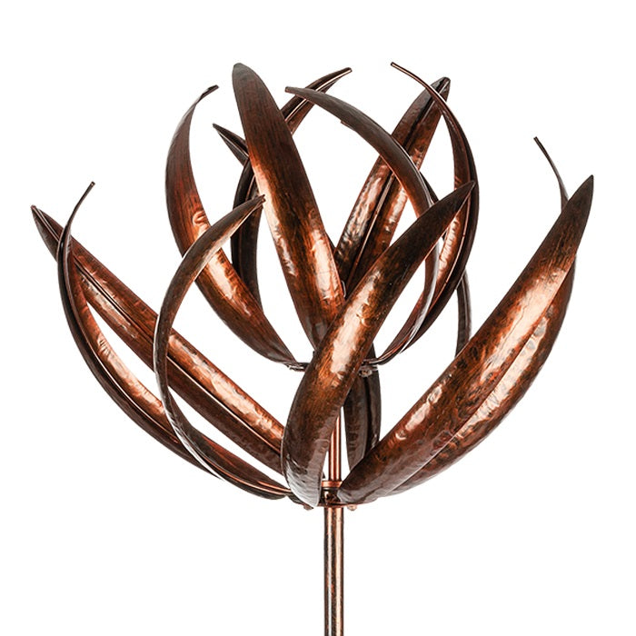 Load image into Gallery viewer, MARTHA&#39;S VINEYARD Wind Spinner - Lotus Bronze