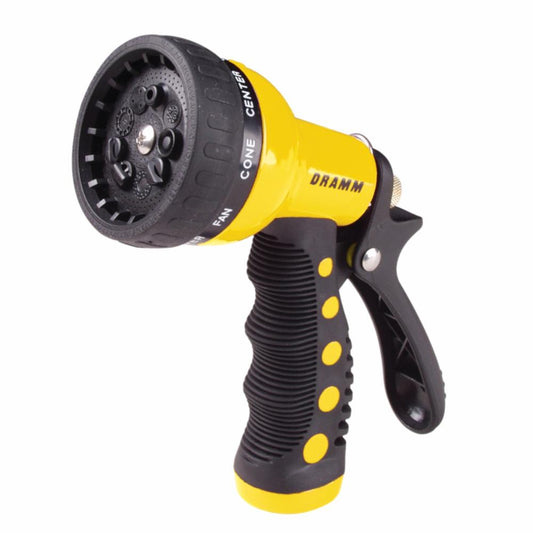 DRAMM Touch N Flow Watering Revolver Spray Gun - Yellow