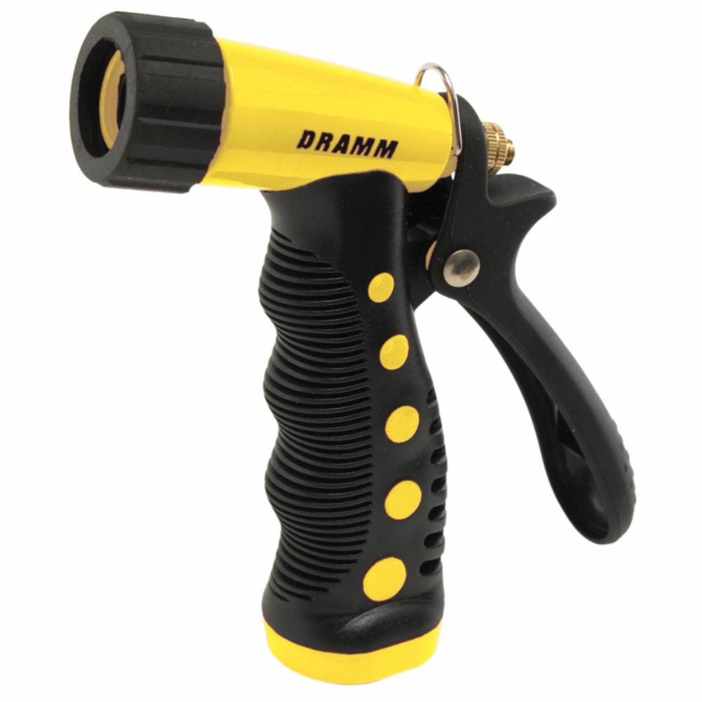 DRAMM Touch N Flow Pistol Style Watering Gun - Yellow