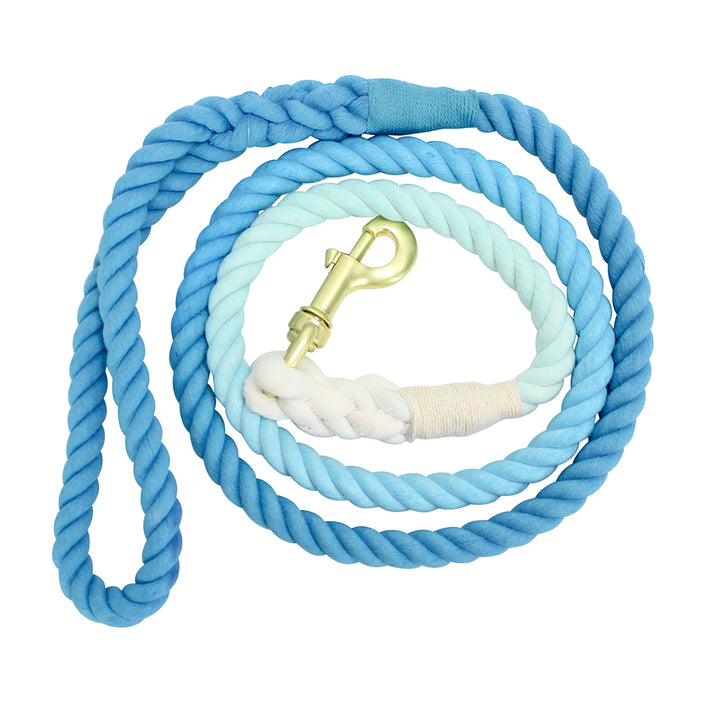 ANNABEL TRENDS Hot Dog Rope Lead - Blue Skies