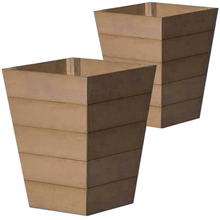 Load image into Gallery viewer, WINAWOOD Planter Pot Set of 2 - Large - New Teak