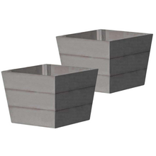 Load image into Gallery viewer, WINAWOOD Planter Pot Set of 2 - Small - Stone Grey