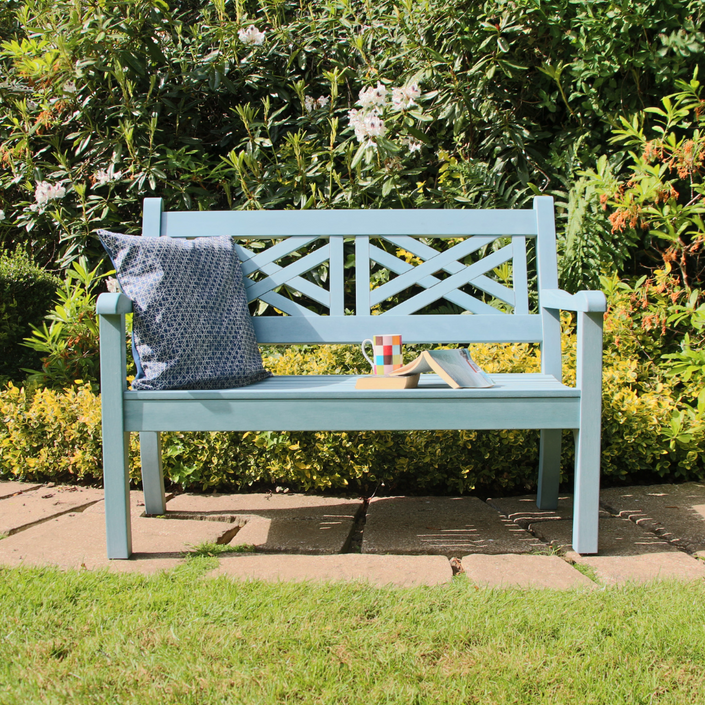 WINAWOOD Speyside 2 Seater Bench - 1216mm - Powder Blue