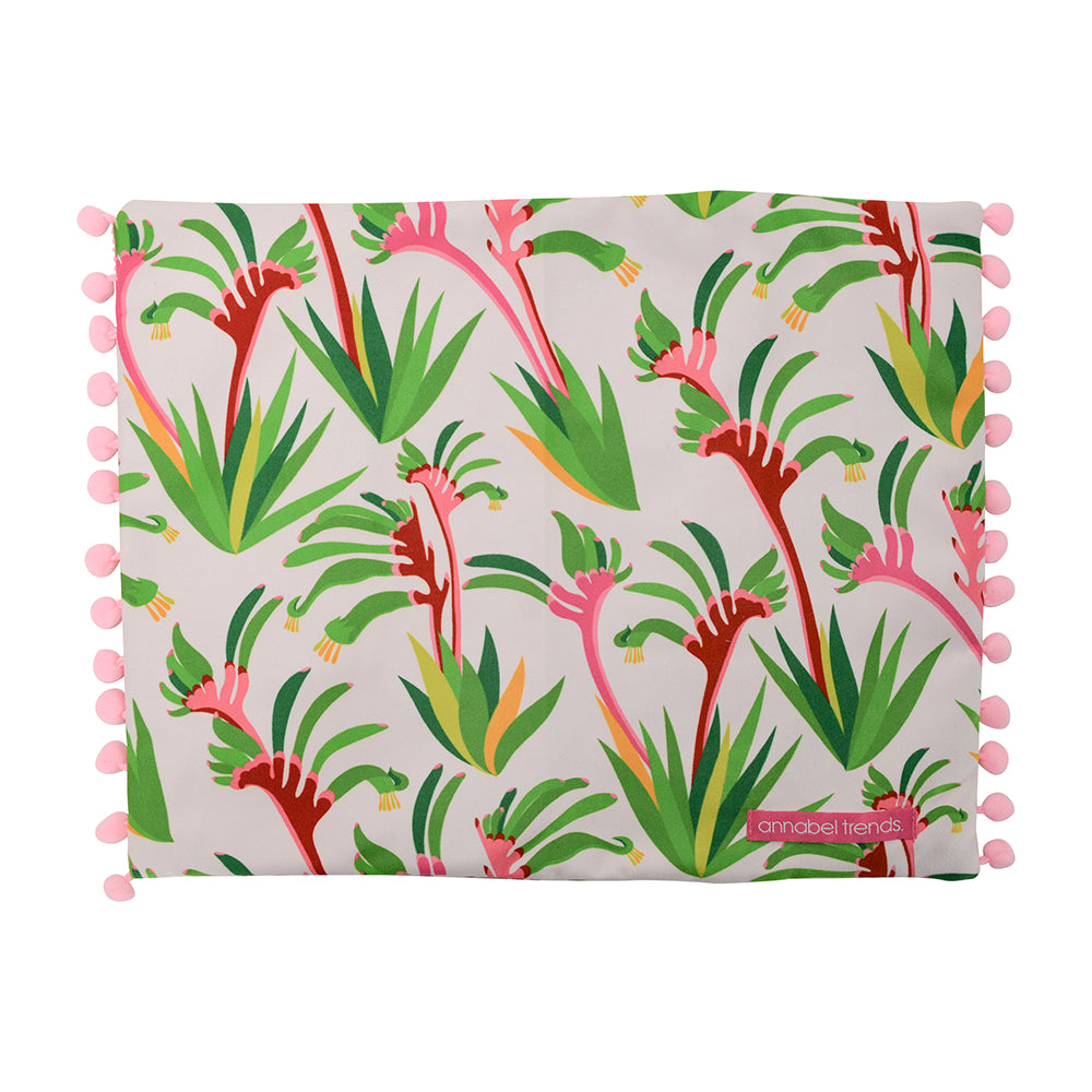 Load image into Gallery viewer, ANNABEL TRENDS Inflatable Beach Pillow - Kangaroo Paw Pink