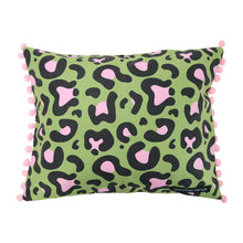 Load image into Gallery viewer, ANNABEL TRENDS Inflatable Beach Pillow – Ocelot Pink Khaki