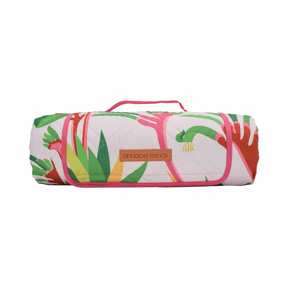 Load image into Gallery viewer, ANNABEL TRENDS Picnic Mat - Kangaroo Paw Pink