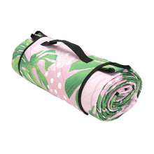 Load image into Gallery viewer, ANNABEL TRENDS Picnic Mat – Spotty Monstera Pink**Limited Stock**