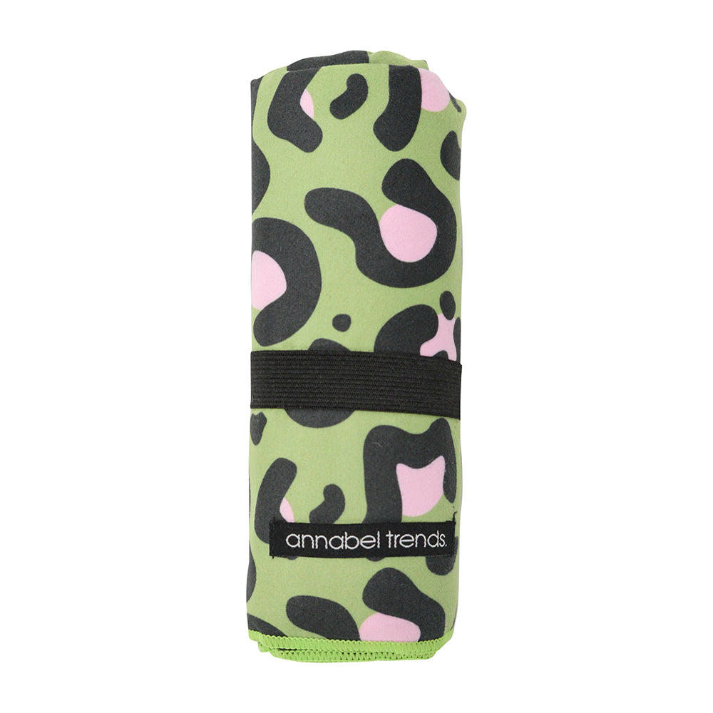 Load image into Gallery viewer, ANNABEL TRENDS Sand Free Towel - Ocelot Pink Khaki