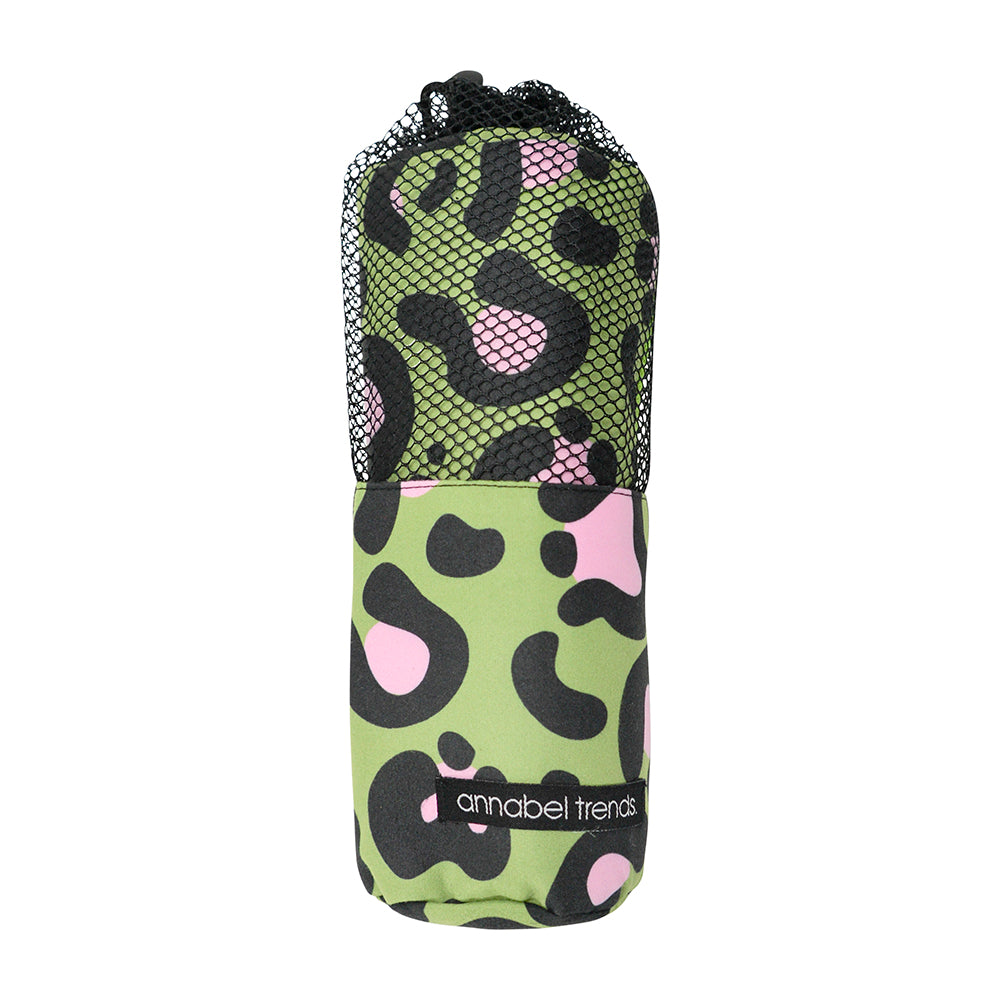 Load image into Gallery viewer, ANNABEL TRENDS Sand Free Towel - Ocelot Pink Khaki
