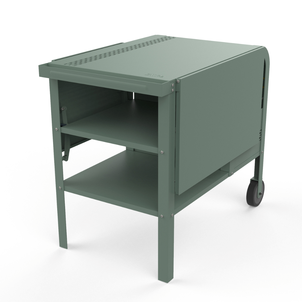 Load image into Gallery viewer, ZiiPa Fredda Deluxe Garden Trolley with Side Tables - Eucalyptus