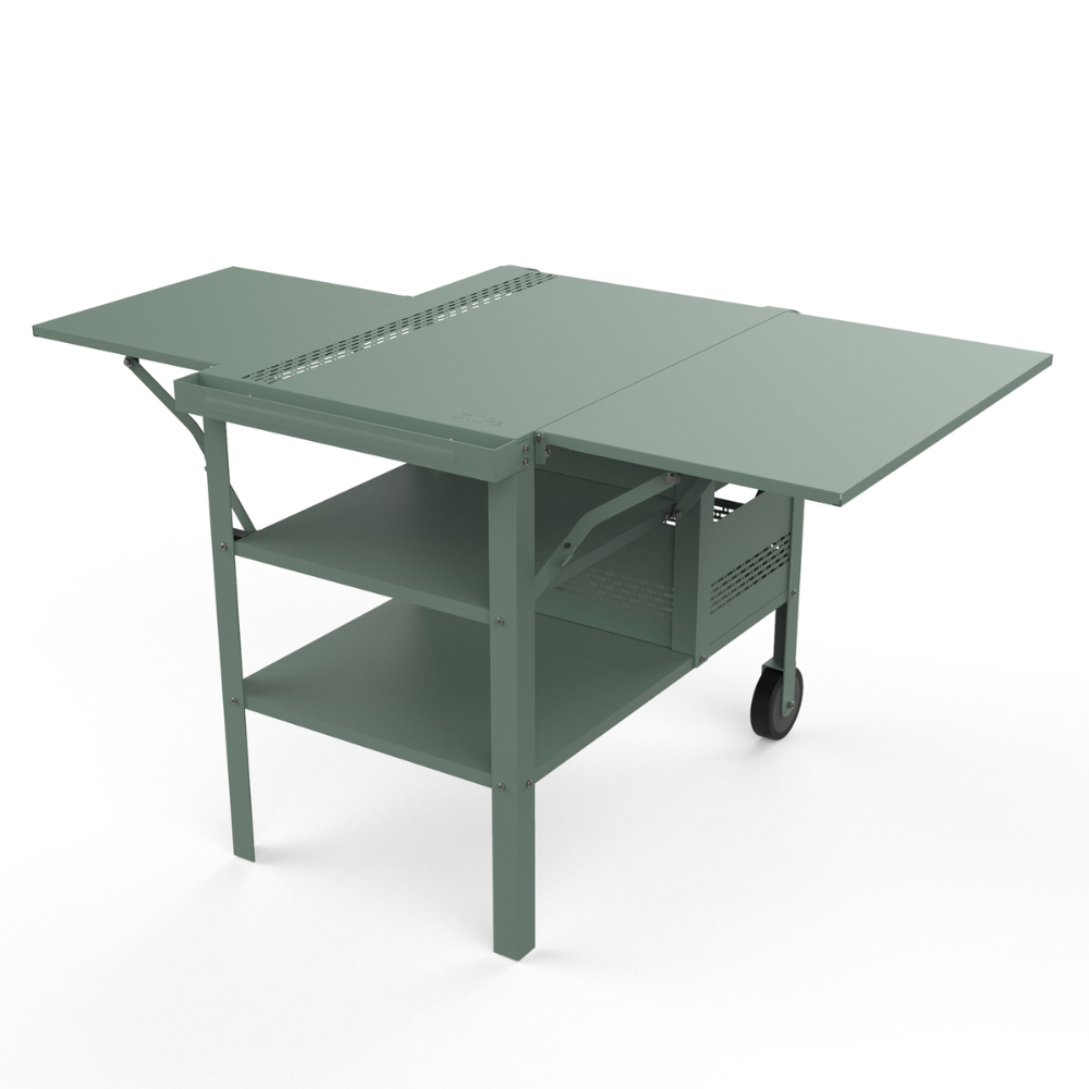 Load image into Gallery viewer, ZiiPa Fredda Deluxe Garden Trolley with Side Tables - Eucalyptus