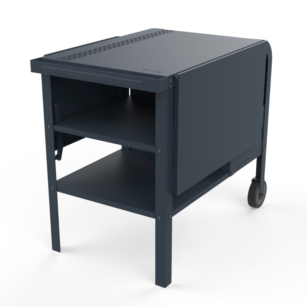 Load image into Gallery viewer, ZiiPa Fredda Deluxe Garden Trolley with Side Tables - Slate/Ardoise